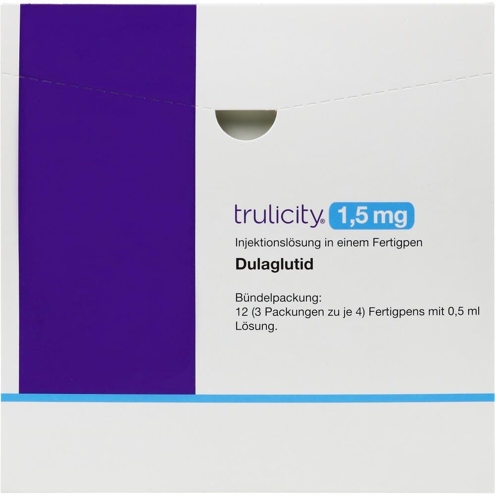 trulicity 1,5 mg Injektionslösung in einem Fertigpen 12 St Injektionslösung