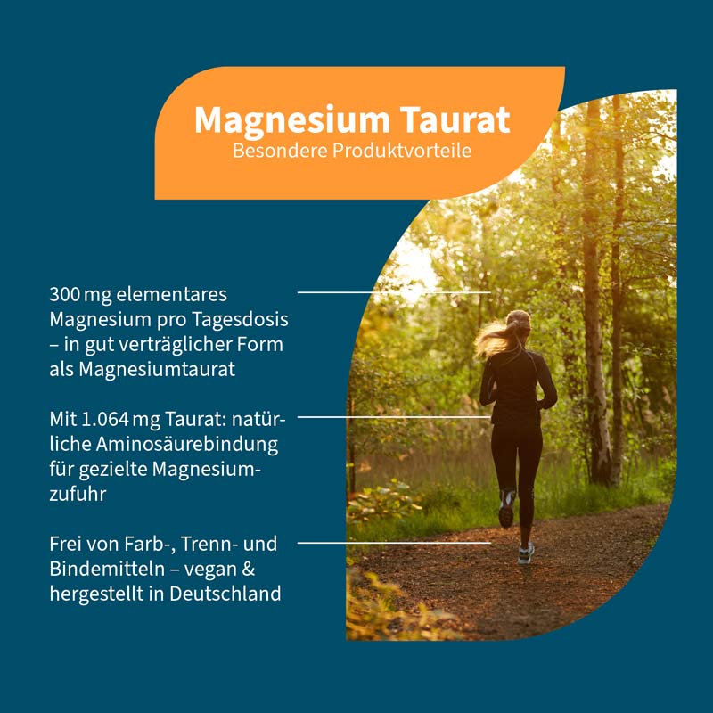 NatuGena Magnesium-Taurat 120 St Kapseln
