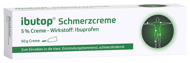 ibutop Schmerzcreme 5% Creme bei entzündlich-rheumatischen Erkrankungen und chronischen Gelenk- und Muskelschmerzen 50 g Creme