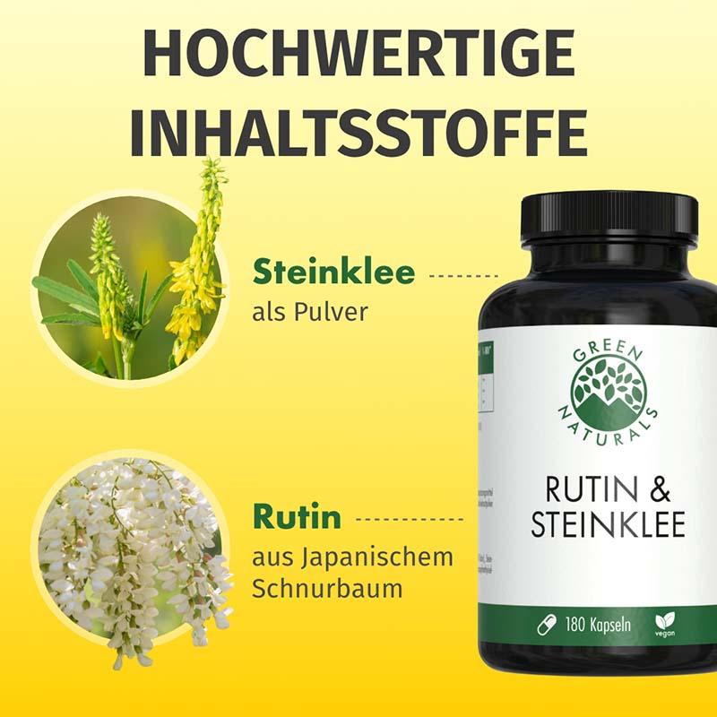 GREEN NATURALS RUTIN & STEINKLEE 180 St Kapseln