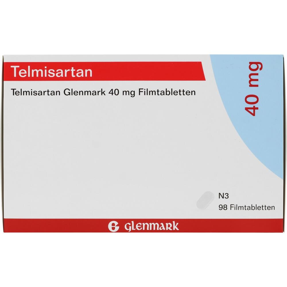 Telmisartan Glenmark 40mg 98 St Filmtabletten