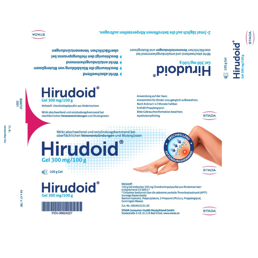 Hirudoid 300mg/100g 100 g Gel