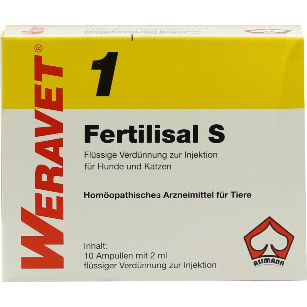 FERTILISAL S1 Amp.f.Hunde/Katzen/Heim-u.Zootiere 10X2 ml Ampullen