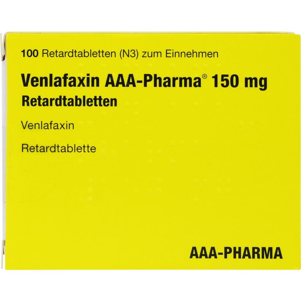 Venlafaxin AAA-Pharma 150 mg 100 St Retard-Tabletten