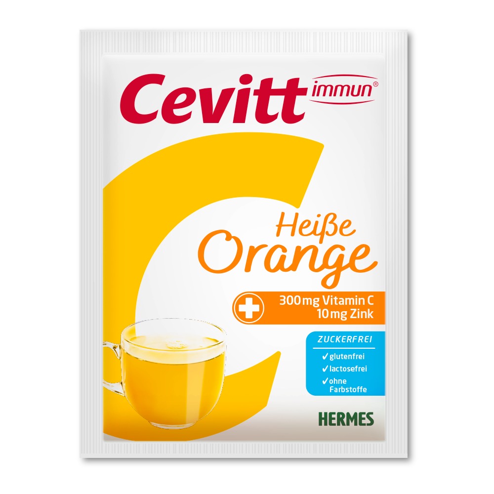 Cevitt immun Heiße Orange zuckerfrei 14 St Granulat