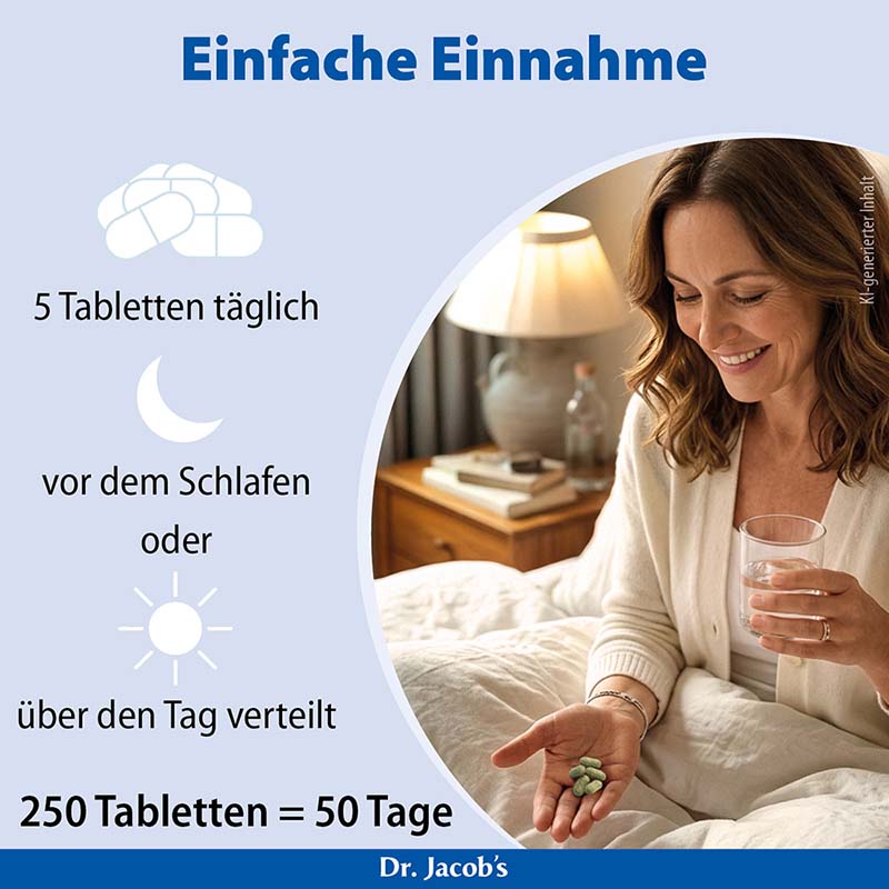 Dr. Jacob's Melissen-Basentabletten B-Vitamine Mineralstoffe