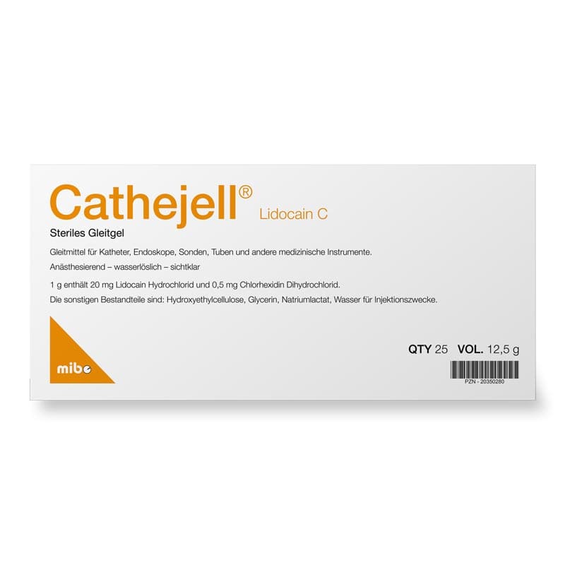 Cathejell Lidocain C 12,5g  25 St Gel