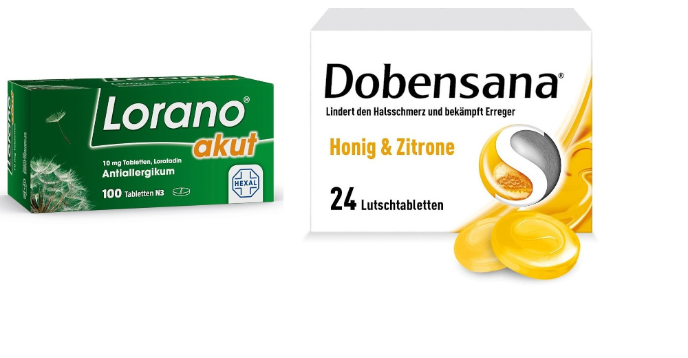 Halskratzen bei Heuschnupfen Set 1 Sparset