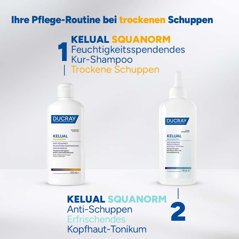 DUCRAY KELUAL SQUANORM ANTI-SCHUPPEN FEUCHTIGKEITS SHAMPOO 400 ml Shampoo