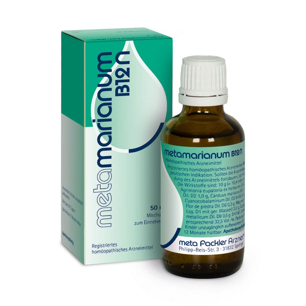 METAMARIANUM B 12 N Tropfen zum Einnehmen 50 ml Mischung