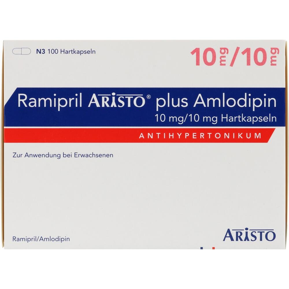 RAMIPRIL Aristo plus Amlodipin 10 mg/10 mg Hartkps 100 St Hartkapseln