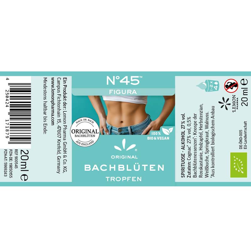 № 45 FIGURA BACHBLÜTEN TROPFEN 20 ml Tropfen zum Einnehmen