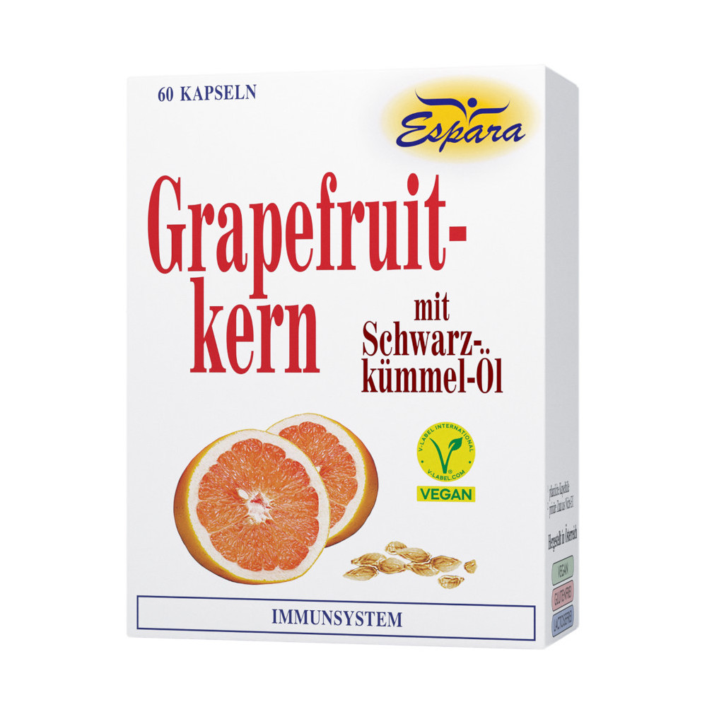Espara Grapefruitkern mit Schwarzkümmel-Öl 60 St Kapseln