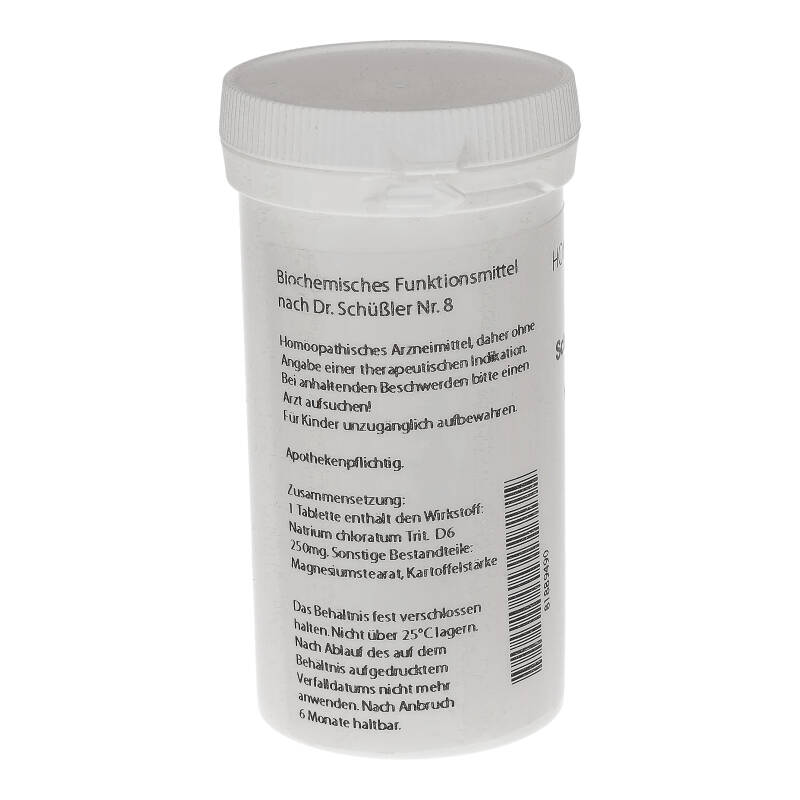 HOMOEOPATHIEFUCHS Schüssler-Salz Nummer 8 Natrium chloratum D6 Biochemie 400 St Tabletten