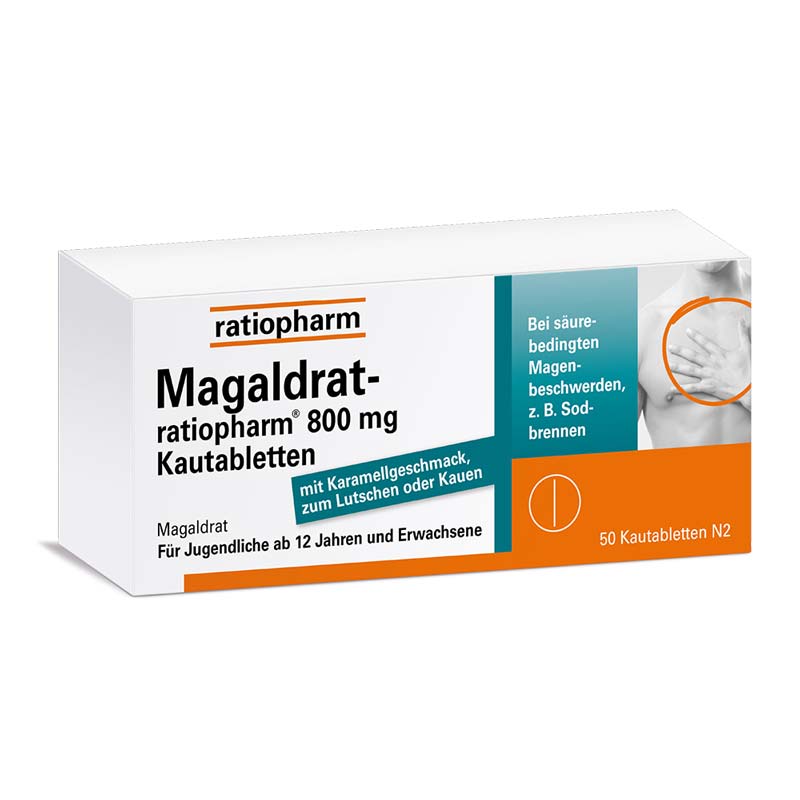 Magaldrat-ratiopharm 800 mg Kautabletten 50 St Tabletten
