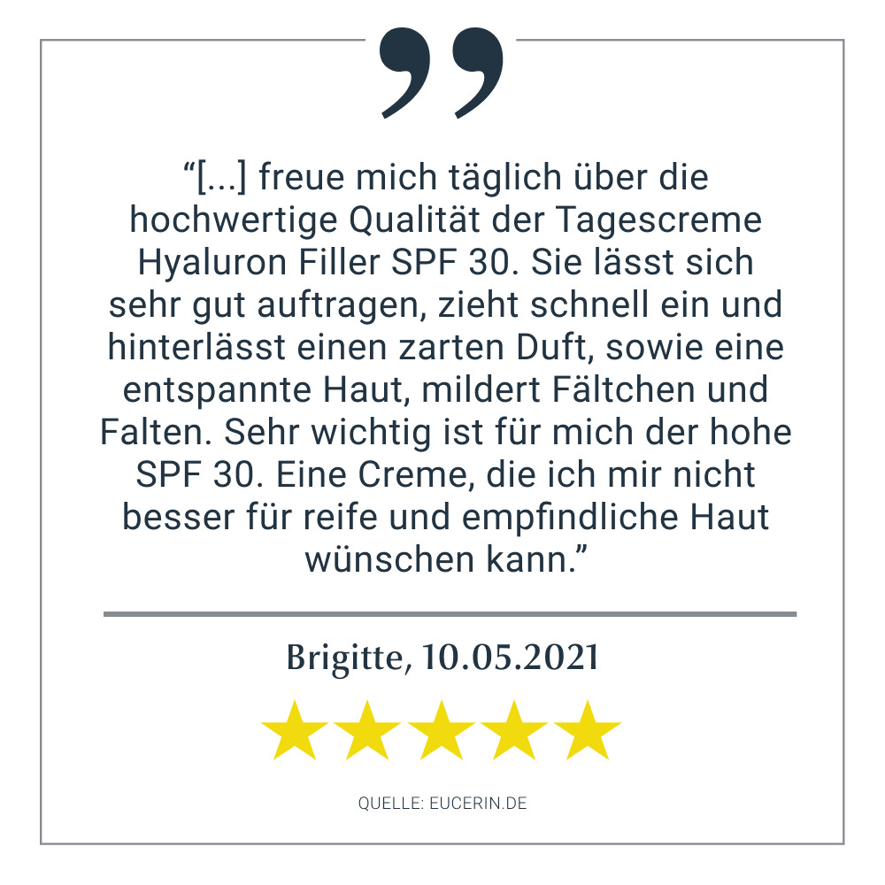 Eucerin Anti-Age HYALURON-FILLER LSF30 Tagespflege und Nachtpflege Routine Set 1 Sparset