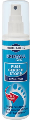 MURNAUERS Kristall Deo Fußgeruch Stopp Spray 100 ml Spray