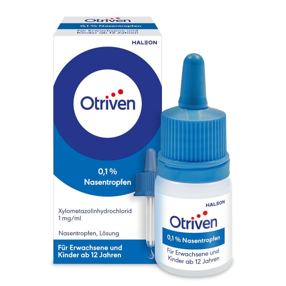 Otriven gegen Schnupfen 0,1% 10 ml Nasentropfen