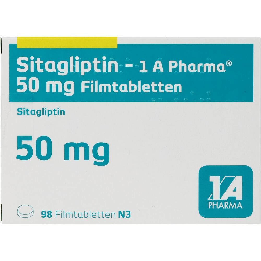Sitagliptin - 1 A Pharma 50 mg 98 St Filmtabletten