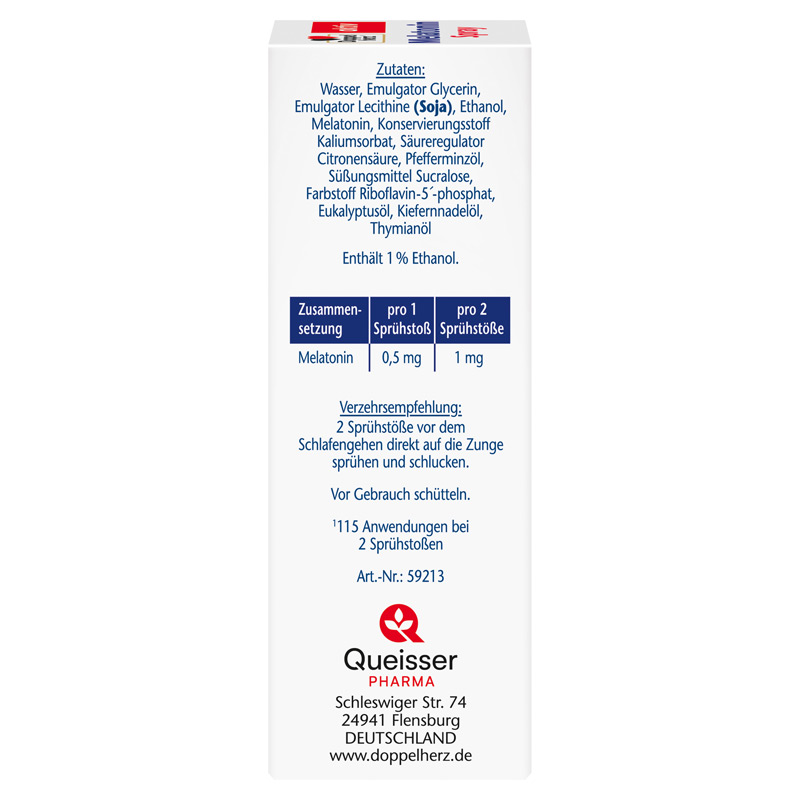 Doppelherz aktiv Melatonin Spray 30 ml Spray