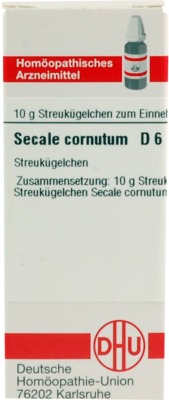 SECALE CORNUTUM D 6 Globuli 10 g Globuli