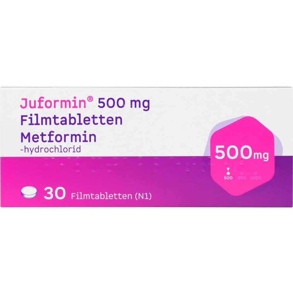 Juformin 500mg 30 St Filmtabletten