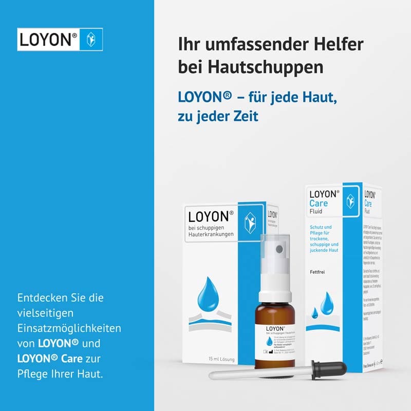 LOYON bei Schuppenflechte, Milchschorf & Kopfgneis 50 ml Lösung 50 ml Lösung