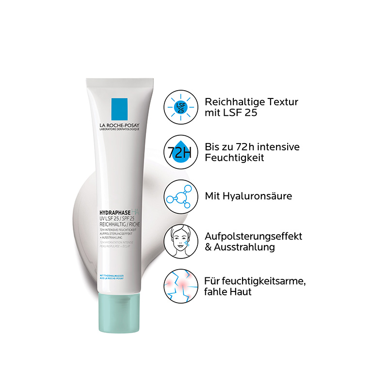 LA ROCHE-POSAY HYDRAPHASE HA UV Reichhaltig 40 ml Creme