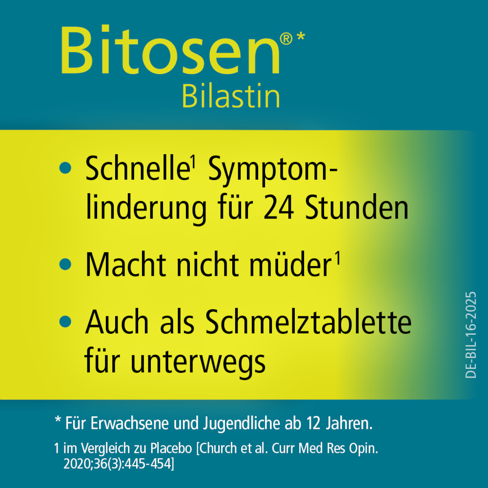 Bitosen 20 mg Antiallergikum 10 St Schmelztabletten