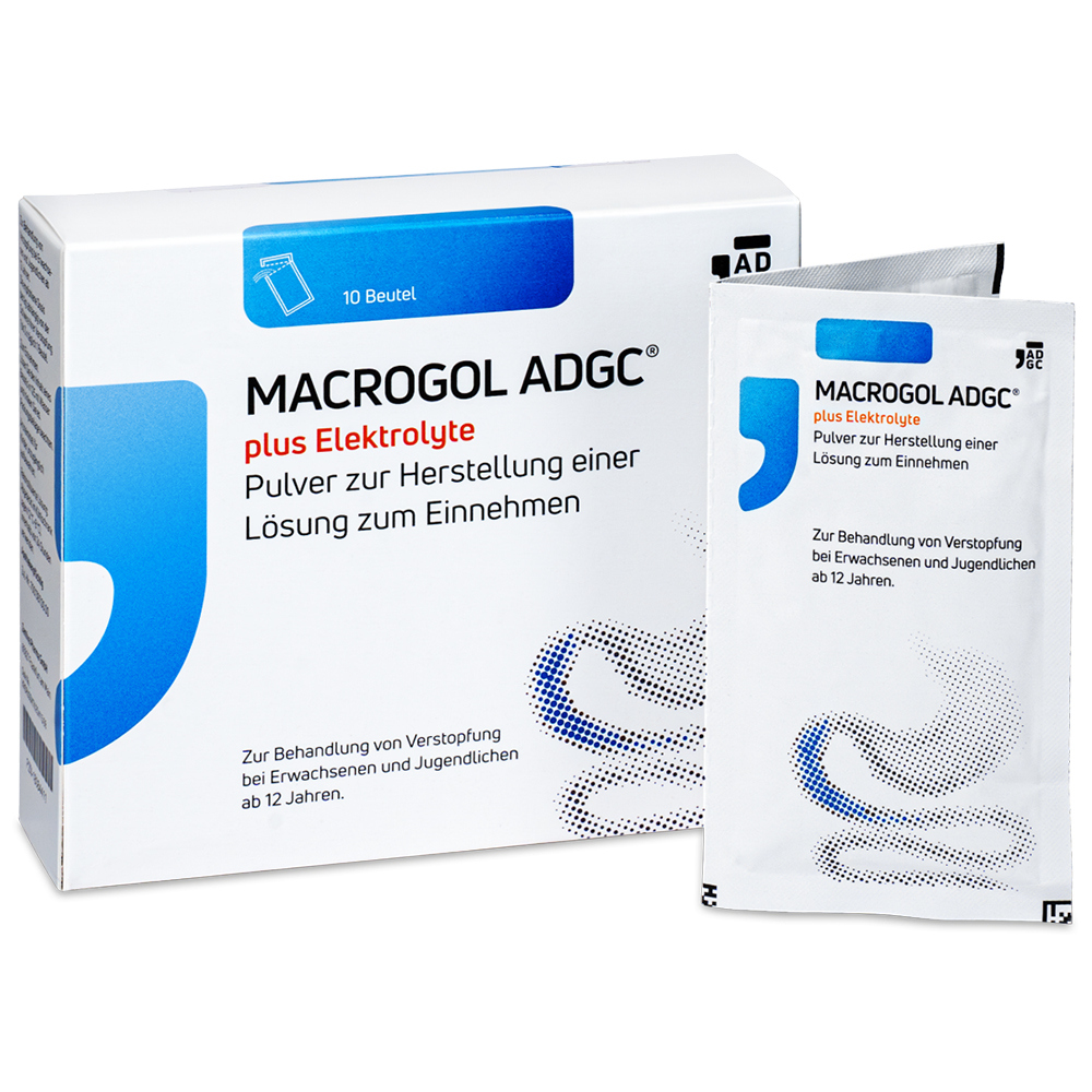 MACROGOL ADGC plus Elektrolyte 10 St Pulver zur Herstellung einer Lösung zum Einnehmen