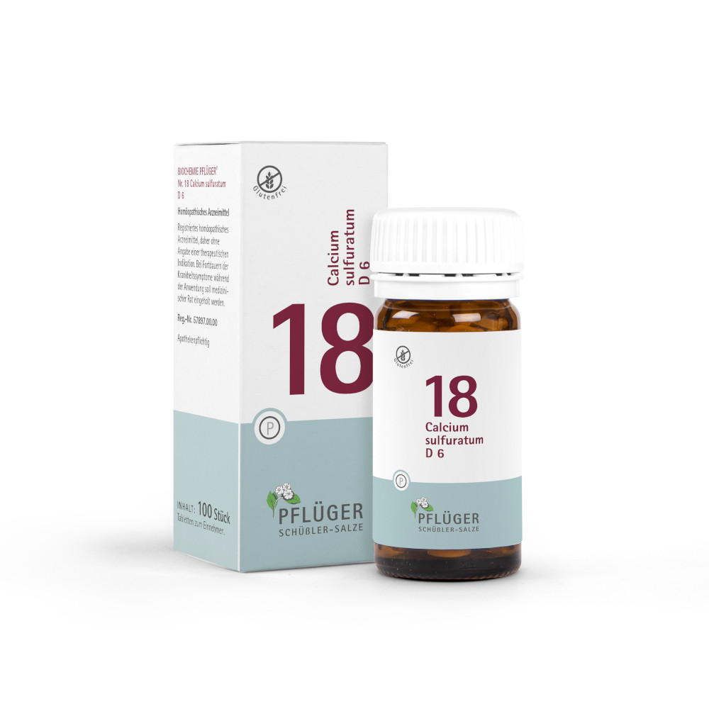 Schüßler-Salz Nr. 18 Calcium sulfuratum D6 100 St Tabletten