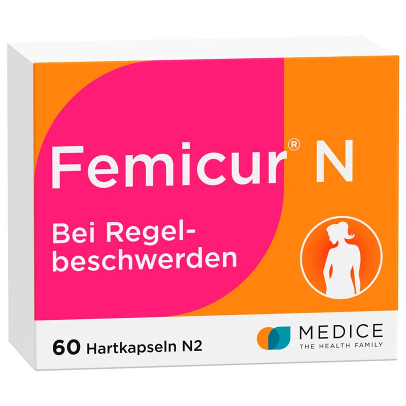 Femicur N Kapseln bei Regelbeschwerden 60 St Hartkapseln