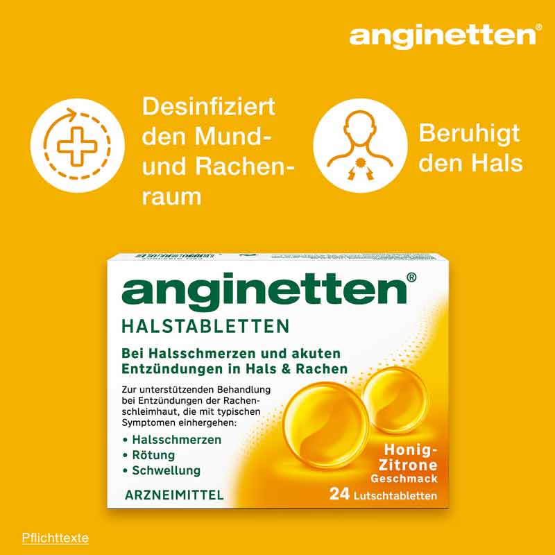 Anginetten Halstabletten 24 St Lutschtabletten