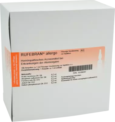 RUFEBRAN allergo Ampullen 100 St Ampullen