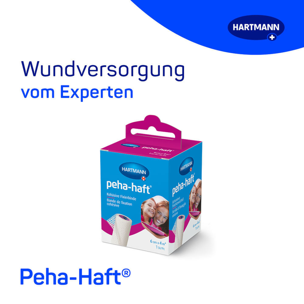 peha-haft Kohäsive Fixierbinde 6 cm x 4 m 1 St Binden