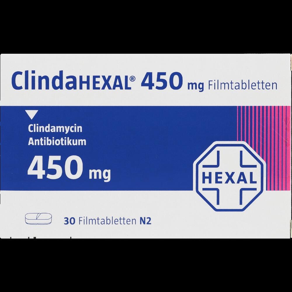ClindaHEXAL 450mg 30 St Filmtabletten