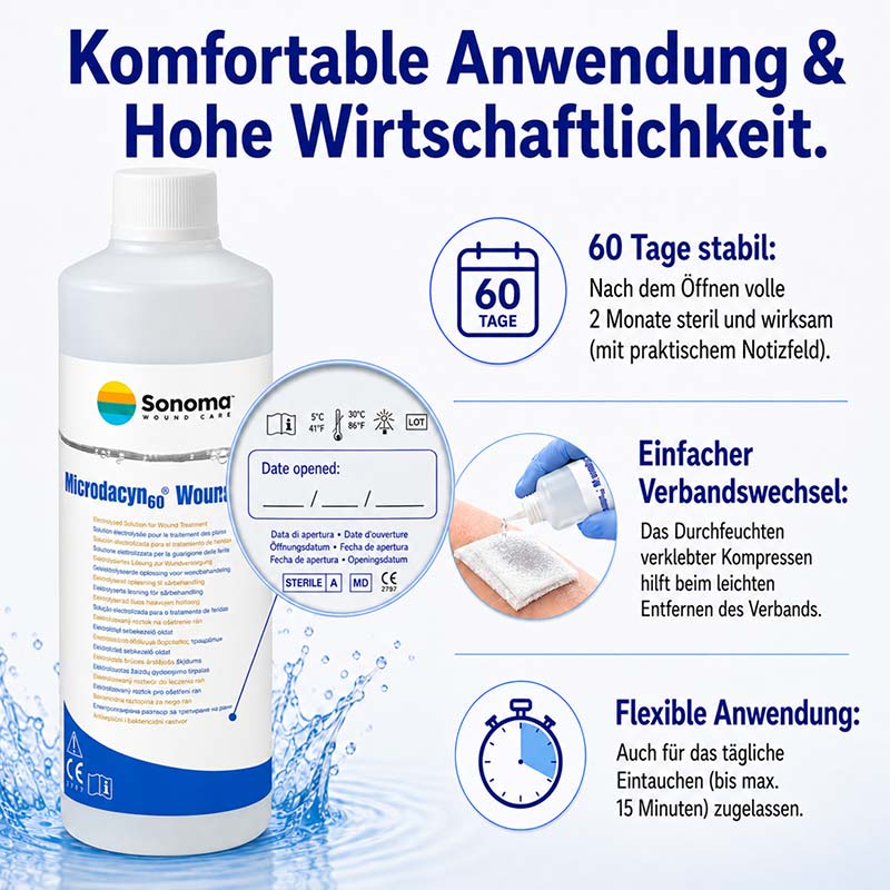 MICRODACYN60 Wundspüllösung 500 ml Spüllösung