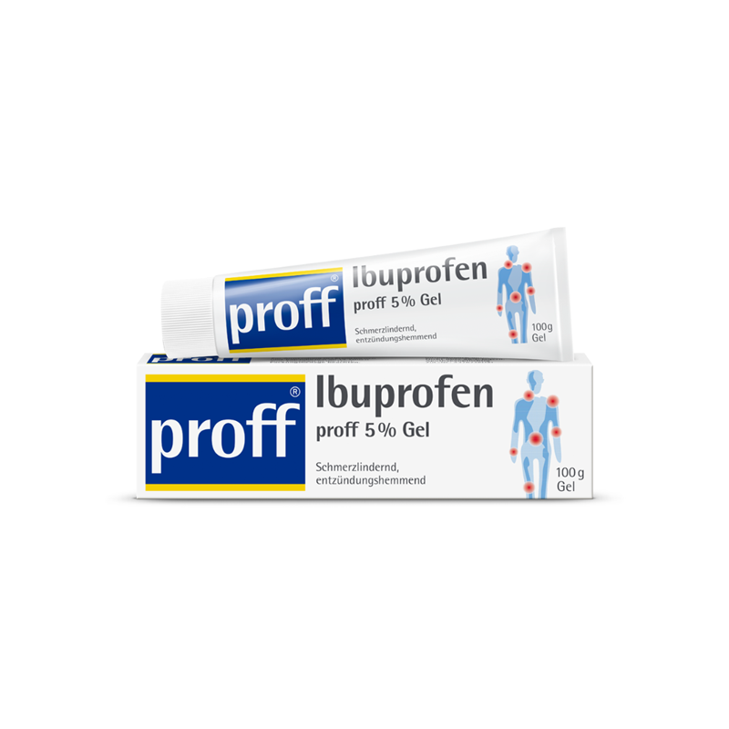 Ibuprofen proff 5% 100 g Gel