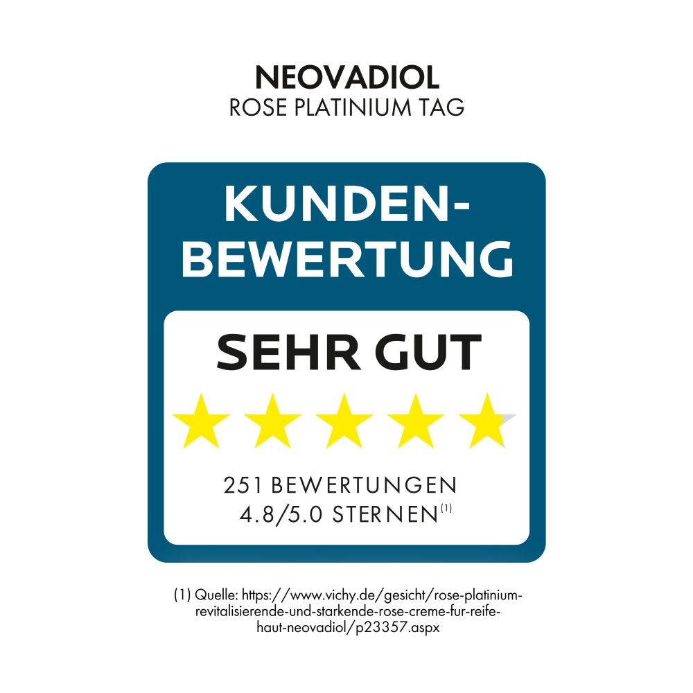 VICHY NEOVADIOL Rose Platinium Creme für reife Haut  50 ml Creme