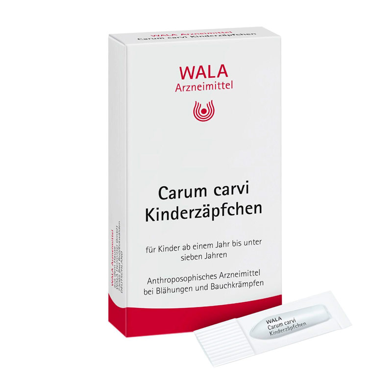 WALA Carum carvi Kinderzäpfchen 10X1 g Kinder-Suppositorien