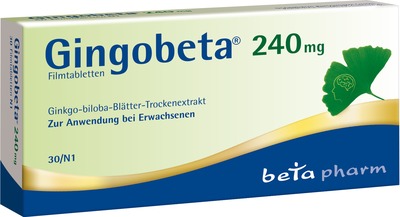 Gingobeta 240mg 30 St Filmtabletten