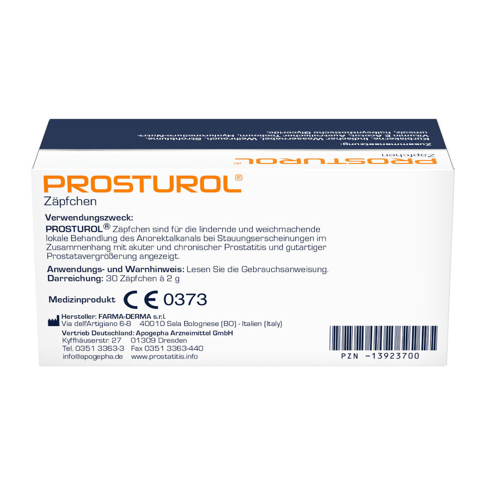 PROSTUROL Zäpfchen 30 St Suppositorien