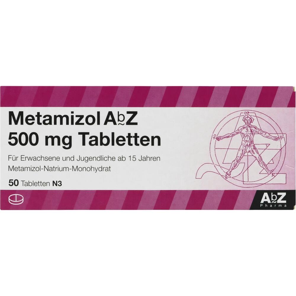 Metamizol AbZ 500mg 50 St Tabletten