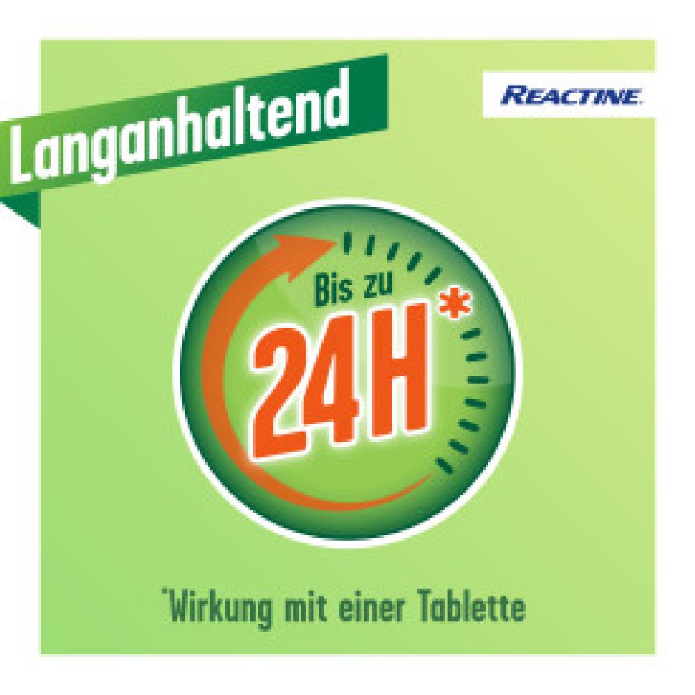 Reactine 21 Allergietabletten mit Cetirizin bei Heuschnupfen und  Allergien