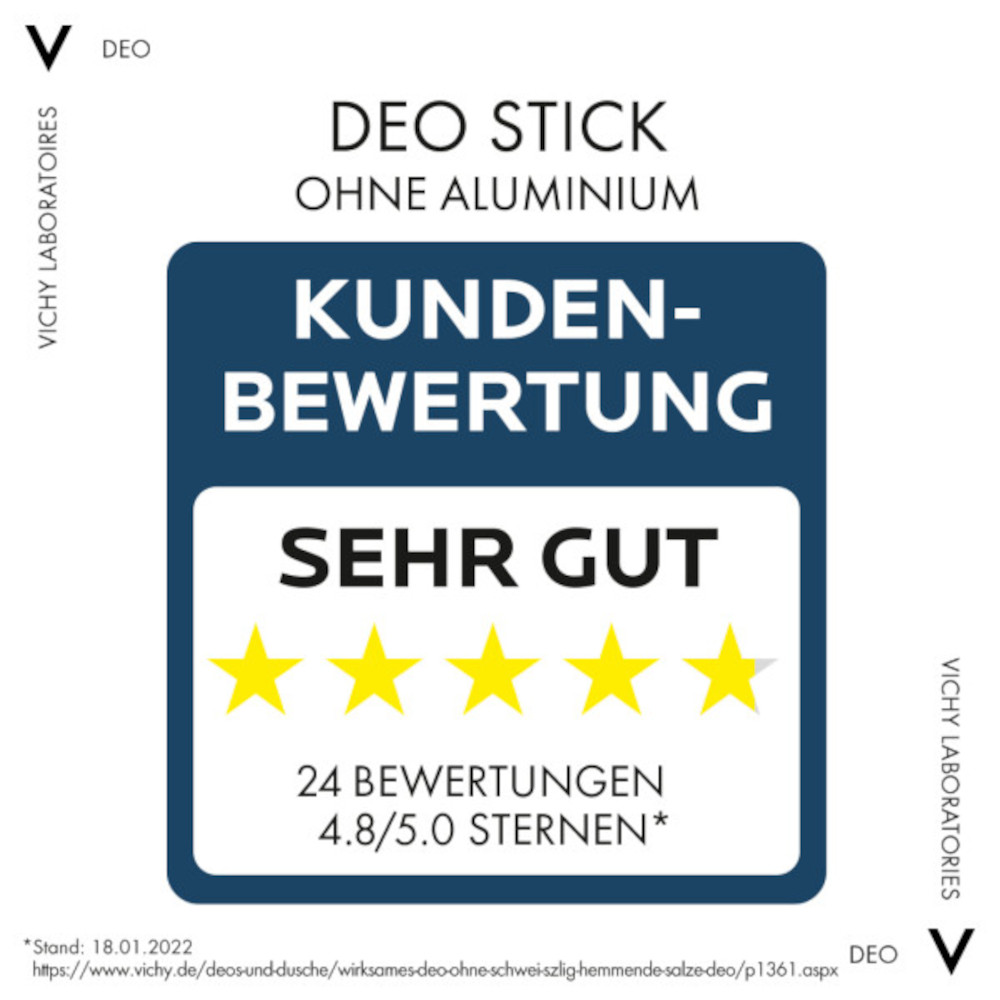 VICHY DEO Stick hautberuhigend  40 ml Stifte