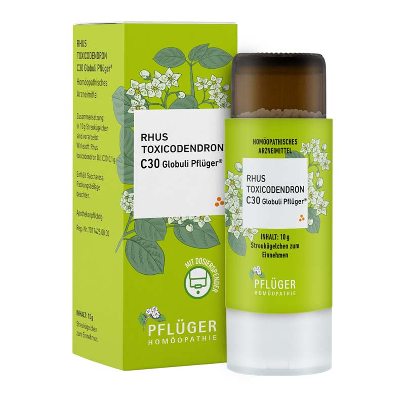 RHUS TOXICODENDRON C30 Globuli Pflüger 10 g Globuli