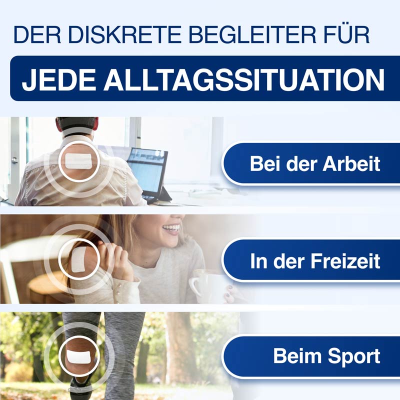 GELENCIUM Schmerzpflaster mit CBD 6 St Pflaster