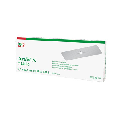 CURAFIX i.v. classic Pflaster 2,5x12,5 cm 20 St Pflaster
