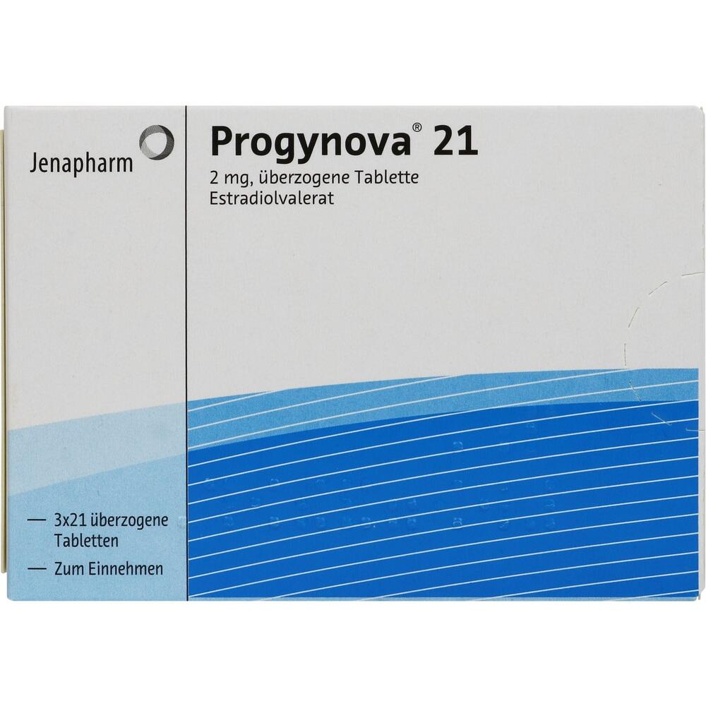 PROGYNOVA 21 überzogene Tabletten 3X21 St Überzogene Tabletten