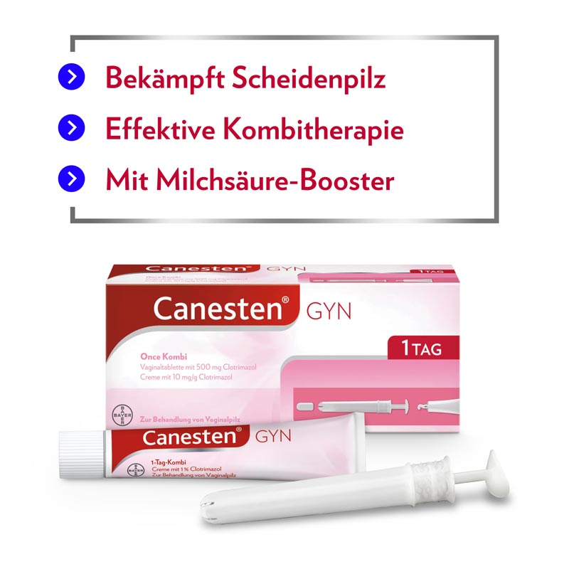 Canesten GYN Once Kombi zur Behandlung von Scheidenpilz 1 Packung Kombipackung